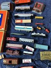 Huge Lot Vintage Assorted Train Cars  Electric  Lionel   Diecast Trailer