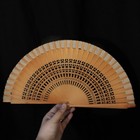 Vintage Hand Painted Spanish Fan With Flowers Classic Flamenco Fan