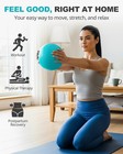 Trideer 9-inch Pilates Ball  Small Exercise Ball For Yoga  Core Turkis 9-inch