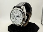 Seiko Perpetual Chronograph Alarm Spc131p1 White Dial Sapphire Mens 38 Mm Case
