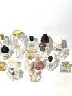 Vintage Lot 26 Miniature Empty Perfume Fragrance Bottles With Stoppers    no Avon   