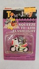 Vintage 1989 Janex Tom   Jerry Disposable Squeeze To Lite Flashlights - New