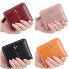 Mini Wallet For Women Small Pocket Zip Leather Female Purse Card Holder Wallet