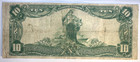 1918  10 National Currency Note Federal Reserve Bank Of Los Angeles 21165