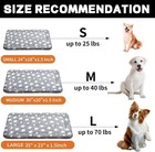 Dog Cat Bed Mat 24 x18      Soft Washable Crate Pad Comfortable Kennel Cushion  s 