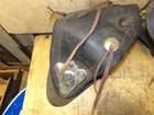 Vintage Tooled Leather Tapaderos W cochos Horse Stirrups Cowboy Western Used
