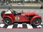 Rustic Vintage Retro Racing Car Model Metal Sculpture Figurine Man Cave Decor