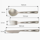 Gagasport Titanium Travel Utensil Set     Reusable Fork  Spoon   Knife With Case