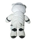 Build-a-bear Pirate Stormtrooper Plush White Bear Star Wars Costume Eye Patch