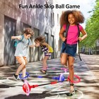 Ankle Skip Ball For Kids - Foldable Flash Wheel Skip Ball  Outside Game