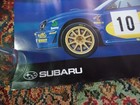 Vintage 2002 Subaru Rally Impreza Wrc Challenge Car Racing Poster 28x40 