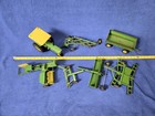 Vintage John Deere Die Cast 1960s Ertl Toy  7 Piece Tractor Ultra Rare Set