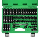 3 8  Drive Impact Socket Set  50 Piece Standard Sae  5 16 To 3 4 Inch  And 