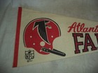 Vintage 60s Atlanta Falcons Nfl Football Pennant  good Condition  -  30   