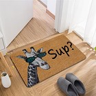 Entrance Welcome Mat Happy Doormats Sup Cool Giraffe What s Up 23 6 X 15 7 