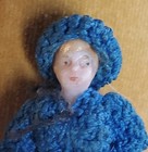 1 1 2  Antique All Bisque Miniature Carl Horn Doll