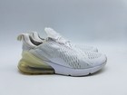 Nike Air Max 270 Men s Size 6 Running Shoes Triple White