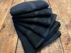 Ideal Towels Premium Black Highly Absorbent 22 X 44 Inches Bath Towels 6 Packs