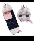 Happy Nappers Pillow And Sleepy Sack Shimmer The Unicorn 20  X 54  New