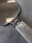 Vintage Sheffield England Stainless Steel Pie Cake Server White Pearl Lucite Han