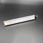 Pink Iridescent Stained Leaded Slag Glass   Marble 3 Paneled Kaleidoscope