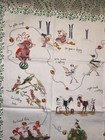 Anthropologie Inslee Fariss Menagerie Dish Towel 12 Days Of Christmas New W  Tag
