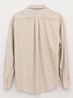 Polo Ralph Lauren Men   s L Custom Fit Plaid Shirt Beige Long Sleeve Vintage