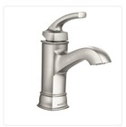 Moen Hensley Single Hole Single-handle Bathroom Faucet Brushed Nickel Scratches 