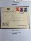 Serbia Cover Mixed Franking Tied By Beograd Cds And Violet 66 Censor German Occ