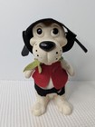 Vtg Deputy Dawg Dog Piggy Coin Bank Hard Plastic Rubber Ears 1968 Royalty Ind 