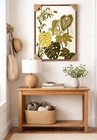       bp Home Textile Embroidered Wall Art Botanical Greenery Tropical Bamboo Decor