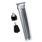 Wahl Men s Usa Stainless Steel Lithium Ion Cordless Beard Trimmer Model 9818a