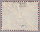 Vintage Middle East Egypt Air Mail Cover To Us Multiple Postage Stamps