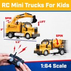 Remote Control Cars Truck Rc Toy Car Fire Construction Trucks Rechargeable Gift
