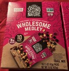 2 Second Nature Wholesome Medley 10 Pack Boxes 1 5 Oz 20 Total Trail Mix Nuts
