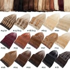 Thick Clip In 3 4 Full Head One Piece Real Remy 100  Human Hair Extensions Weft