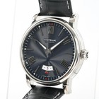 Montblanc 4810 Automatic Mb119960 Silver Black Wristwatch Watch Leather Men New