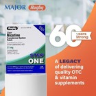 1 Pack Rugby Clear Nicotine 21mg Transdermal System Patch Step 1 Exp 06 2028