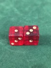 Vintage Cherry Red Translucent  15mm Dice Bakelite 