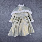 Marryshe Baby Girl Flower Dress 7-8 Winter Retro Court Bow Fluffy Princess Dress