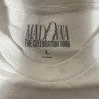 Madonna The Celebration Tour Graphic T-shirt White Size L Rock   Pop Music