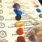 7 Chakra Crystal Quartz Stone Set Reiki Colorful Gemstone Healing Christmas Gift
