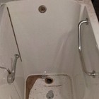 White Acrylic Walk-in Bathtub With Door And Grab Bar  Rectangular