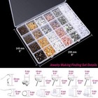 Jewelry Making Kit Beading Repair Tools Diy Craft Supplies Fit Earring Making