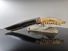 Big 11 1 4  Midnight Lace Deer Jaw Bone Knife worldwide Kenny Hull riddick 3