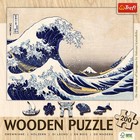 Trefl Wood Craft 200 Piece Wooden Puzzle - The Great Wave Off Kanagawa - Hokusai