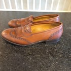Vintage Johnston   Murphy Mens Aristocraft Brown Leather Dress Shoes Size 10 5 D