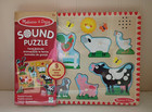 Melissa And Doug Farm Animals Sound Puzzle  8 Animals With Sound - New  Sealed