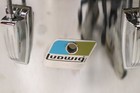 Ludwig 14x15  Modular Chrome Over Wood Tom Drum 6ply Maple Vintage 1970 s