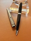 Pilot Fountain Pen Elite Black Checks Nib-f 14k-585 H1079 Vintage Made In 1979